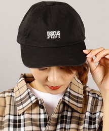 DISCUS（ディスカス）の「【DISCUS】フロントワンポイント刺繍 ベースボールキャップ カーブキャップ（キャップ）」