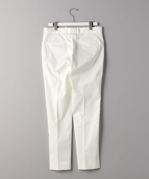 BEAUTY&YOUTH UNITED ARROWS（ビューティーアンドユースユナイテッドアローズ）の「BY ホワイト ノープリーツ スリムパンツ（その他パンツ・メンズ・ホワイト・MEDIUM/SMALL/LARGE/X-LARGE）」の2枚目の写真