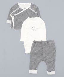 PETIT BATEAU | マリニエール３点セット(ベビーギフト)