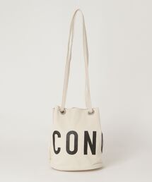 CONVERSE（コンバース） ラウンドロゴ キャンバス 巾着 ミニバッグ