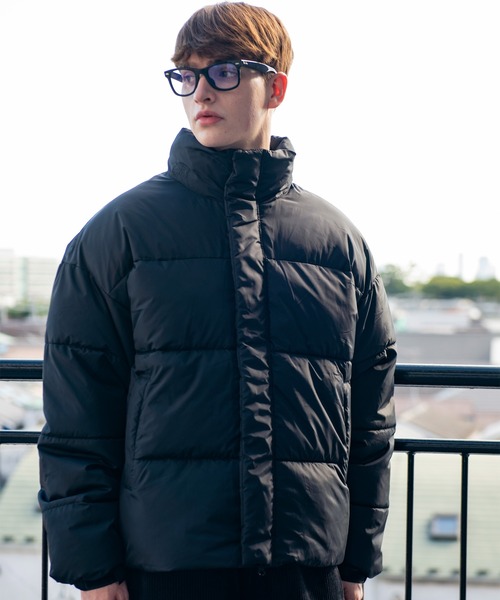 ８(eight)（エイト）の「ドロップショルダー 中綿 ブルゾン ジャケット（ダウンジャケット/コート・メンズ・オフホワイト/グレー/ブラック・MEDIUM/LARGE）」の14枚目の写真