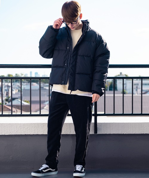 ８(eight)（エイト）の「ドロップショルダー 中綿 ブルゾン ジャケット（ダウンジャケット/コート・メンズ・オフホワイト/グレー/ブラック・MEDIUM/LARGE）」の18枚目の写真