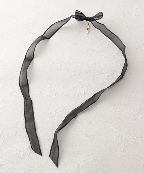 オーガンジーリボンフックポニー その他ヘアアクセサリー Its Demo イッツデモ のファッション通販 Zozotown