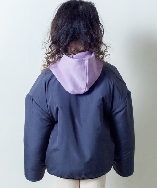 ＆yam（アンドヤム）の「リバーシブル・ボアノーカラーJK（その他アウター・キッズ・ブラック/ベージュ/ブラウン/ベージュ系その他・100/110/120/130/140/150/160）」の13枚目の写真