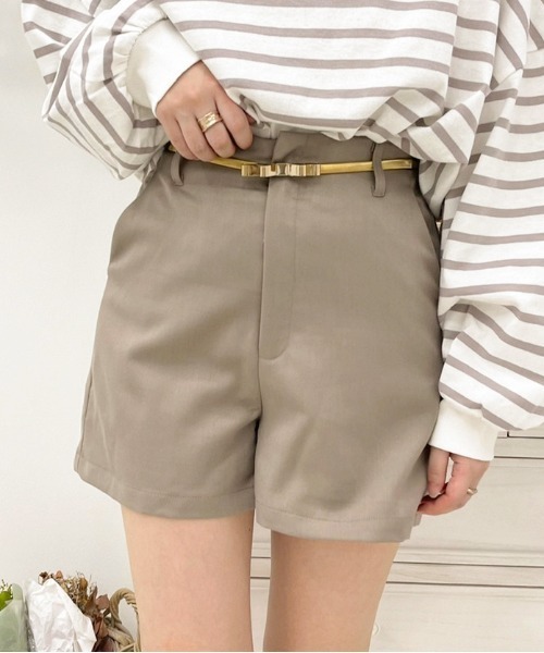 apres jour（アプレジュール）の「アソートショートパンツ【ZOZOTOWN限定アイテム】（その他パンツ・レディース・ベージュ/グレイッシュベージュ/ダークブラウン/ブラック/ブラック系その他・X-LARGE/フリー）」の5枚目の写真