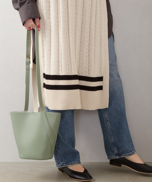 SpRay（スプレイ）の「ポ－チ付きショルダ－ＢＡＧ（ショルダーバッグ・レディース・ブラック/キャメル/カーキ/ベージュ系その他/ブラック系その他・FREE）」の4枚目の写真