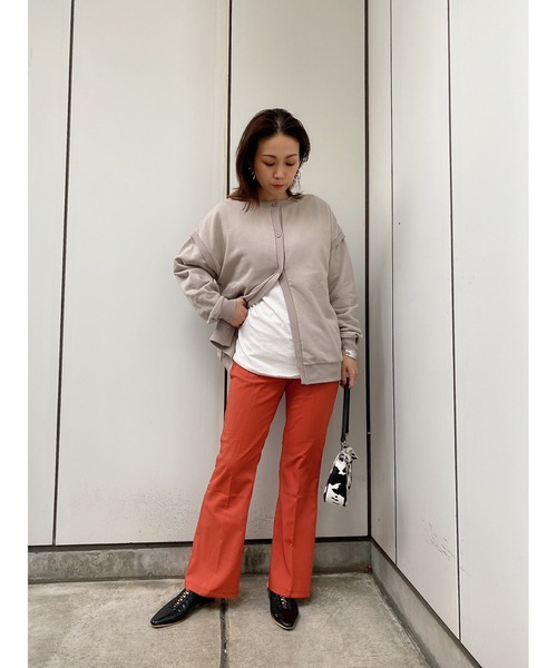 LiSeek（リシーク）の「【LiSeeK】カラーストレートフレアＰＴ（その他パンツ・レディース・グリーン/パープル/オレンジ/オリーブ/ブラック・FREE）」の16枚目の写真