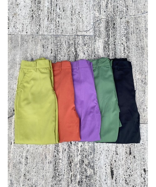 LiSeek（リシーク）の「【LiSeeK】カラーストレートフレアＰＴ（その他パンツ・レディース・グリーン/パープル/オレンジ/オリーブ/ブラック・FREE）」の22枚目の写真