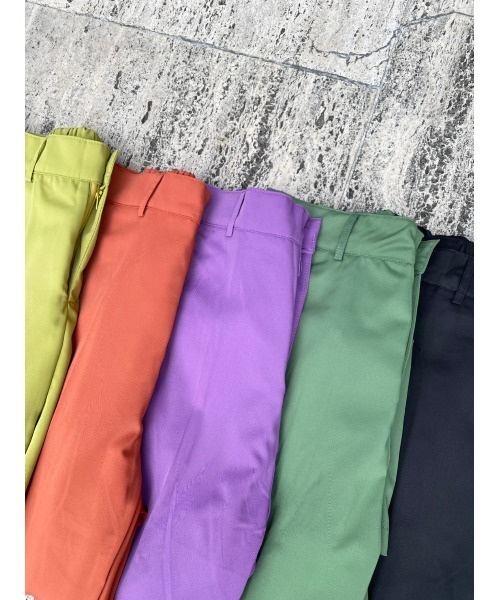 LiSeek（リシーク）の「【LiSeeK】カラーストレートフレアＰＴ（その他パンツ・レディース・グリーン/パープル/オレンジ/オリーブ/ブラック・FREE）」の14枚目の写真
