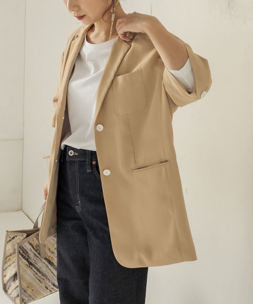 pipi新品タグ付き カプリシュレマージュ ライトテーラージャケット 2025年最新】CAPRICIEUX LE'MAGE レディース テーラード