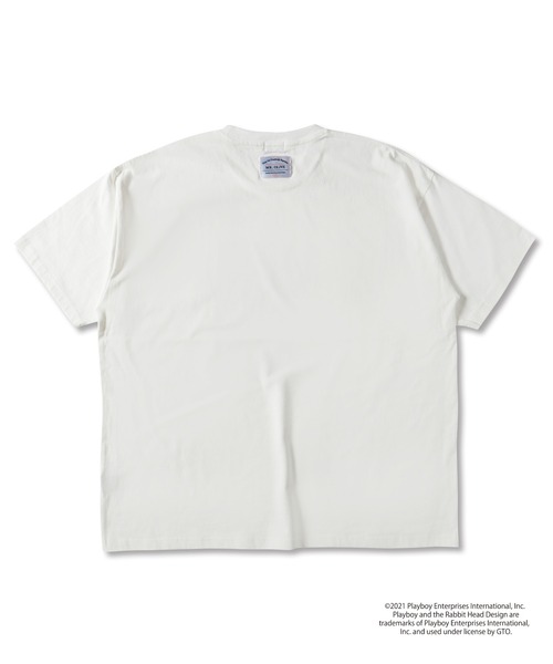 PLAYBOY(プレイボーイ)の「MR.OLIVE 別注 PLAYBOY(プレイボーイ) / TRON POSTER フォトTシャツ(Tシャツ/カットソー・メンズ・ブラック/オフホワイト・MEDIUM/LARGE/X-LARGE)」の8枚目の写真