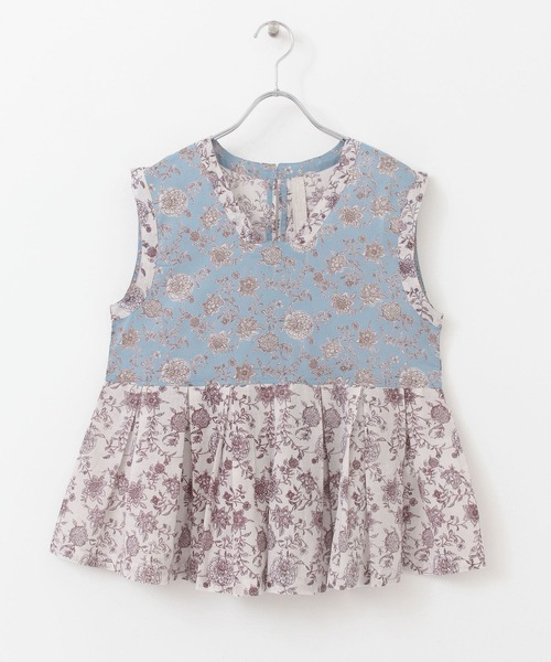 siiwa(シーワ)の「siiwa インドプリントパネルブラウス(シャツ/ブラウス・レディース・ブルー/オフホワイト・ONE)」の11枚目の写真