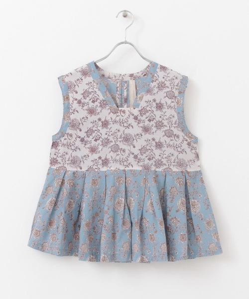 siiwa(シーワ)の「siiwa インドプリントパネルブラウス(シャツ/ブラウス・レディース・ブルー/オフホワイト・ONE)」の13枚目の写真