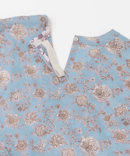 siiwa(シーワ)の「siiwa インドプリントパネルブラウス(シャツ/ブラウス・レディース・ブルー/オフホワイト・ONE)」の5枚目の写真