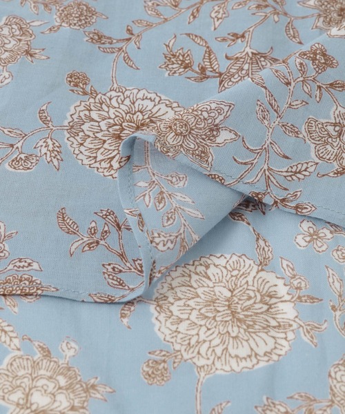 siiwa(シーワ)の「siiwa インドプリントパネルブラウス(シャツ/ブラウス・レディース・ブルー/オフホワイト・ONE)」の7枚目の写真