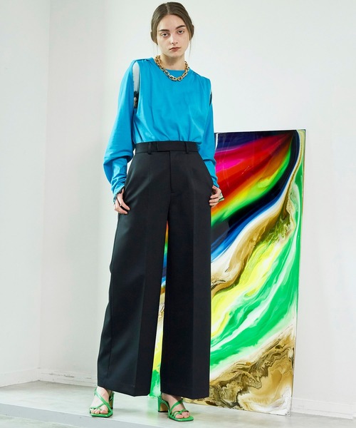 Maison Special ワイドスラックス MAISON SPECIAL スラックス 「UNISEX」「Italian Dead Stock