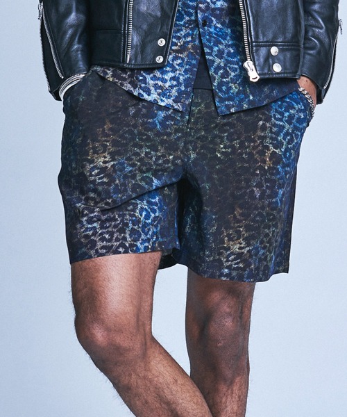 CRIMIE NOISE LEOPARD ALOHA SHORTS Lサイズ CRIMIE（クライミー）の「NOISE LEOPARD ALOHA SHORTS（その他