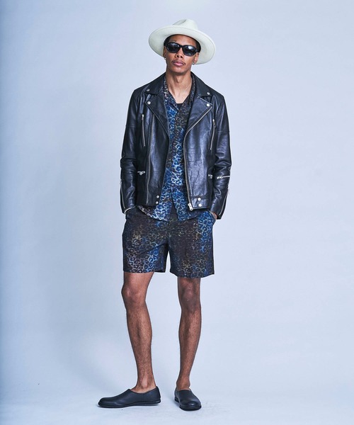 CRIMIE（クライミー）の「NOISE LEOPARD ALOHA SHORTS（その他