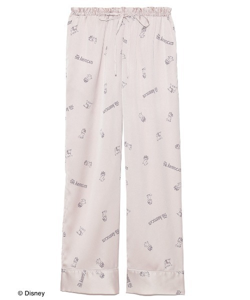 SNIDEL HOME ディズニー　マリーちゃん　サテン上下パジャマ SNIDEL HOME SUMMER COLLECTION ディズニー『おしゃれキャット