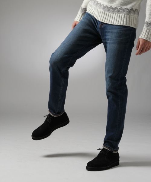 HARE（ハレ）の「ストレッチデニムスリム【HARE】（デニムパンツ・メンズ・ブラック/ネイビー/ブルー/ダークブラック・MEDIUM/SMALL/LARGE）」の4枚目の写真