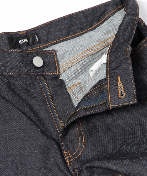 HARE（ハレ）の「ストレッチデニムスリム【HARE】（デニムパンツ・メンズ・ブラック/ネイビー/ブルー/ダークブラック・MEDIUM/SMALL/LARGE）」の8枚目の写真