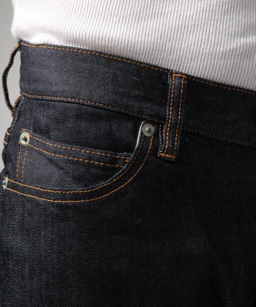 HARE（ハレ）の「ストレッチデニムスリム【HARE】（デニムパンツ・メンズ・ブラック/ネイビー/ブルー/ダークブラック・MEDIUM/SMALL/LARGE）」の19枚目の写真