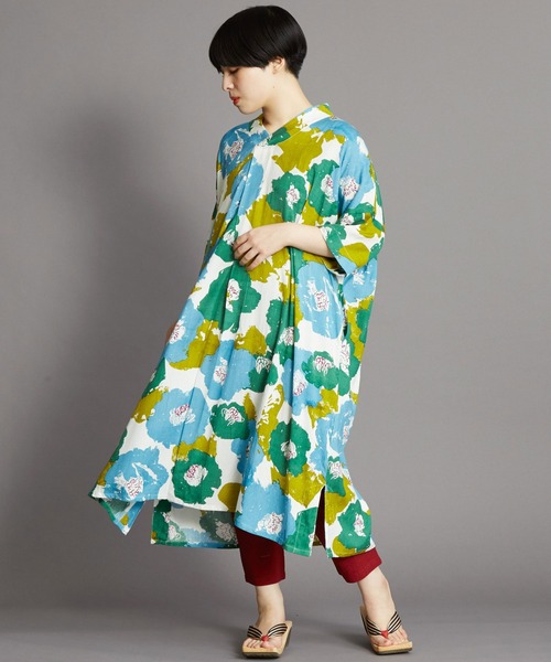 カヤ 椿晴れ模様ワンピース ワンピース カヤ カヤ のファッション通販 Zozotown