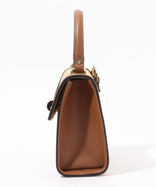 TOMORROWLAND （トゥモローランド）の「Carol J. ラフィアコンビミニハンドバッグ（ハンドバッグ・レディース・ベージュ系その他2・FREE）」の5枚目の写真