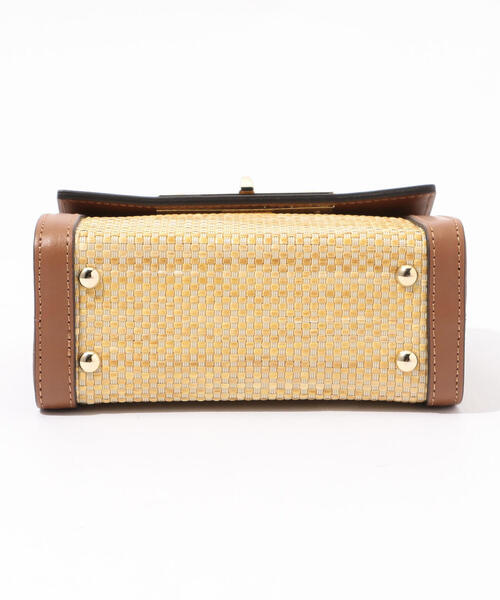 TOMORROWLAND （トゥモローランド）の「Carol J. ラフィアコンビミニハンドバッグ（ハンドバッグ・レディース・ベージュ系その他2・FREE）」の9枚目の写真