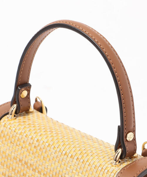 TOMORROWLAND （トゥモローランド）の「Carol J. ラフィアコンビミニハンドバッグ（ハンドバッグ・レディース・ベージュ系その他2・FREE）」の3枚目の写真