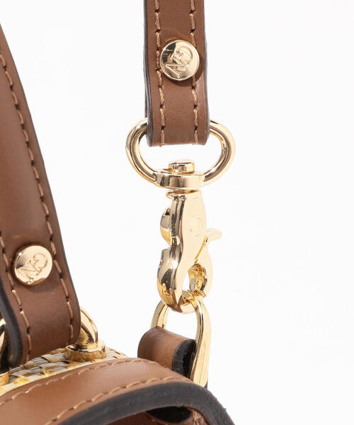 TOMORROWLAND （トゥモローランド）の「Carol J. ラフィアコンビミニハンドバッグ（ハンドバッグ・レディース・ベージュ系その他2・FREE）」の6枚目の写真