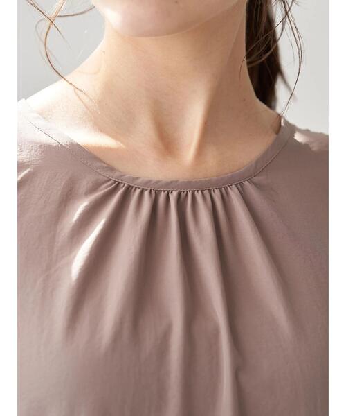 earth music&ecology（アースミュージックアンドエコロジー）の「バックリボンティアードチュニック ＊（Tシャツ/カットソー・レディース・オフホワイト/モカ/ラベンダー・FREE）」の11枚目の写真