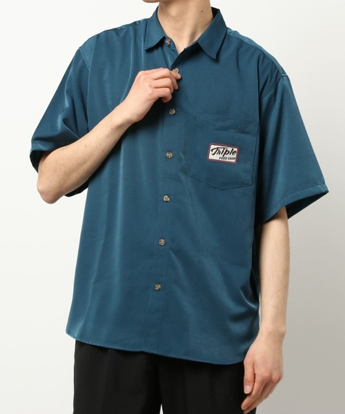 SPINNS（スピンズ）の「【ゆったりシルエット】JUNKFOODバック刺繍シャツ（シャツ/ブラウス・メンズ・ダークグリーン/その他/ブルーグリーン・M/L）」の20枚目の写真