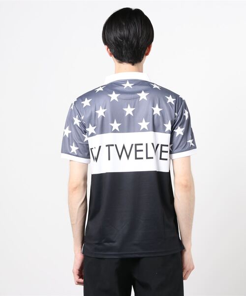 V12(ヴィ トゥエルヴ)の「US POLO(ポロシャツ・メンズ・ブラック/ブルー・M/L/XL)」の5枚目の写真