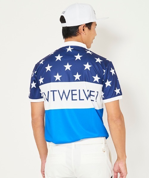 V12(ヴィ トゥエルヴ)の「US POLO(ポロシャツ・メンズ・ブラック/ブルー・M/L/XL)」の12枚目の写真