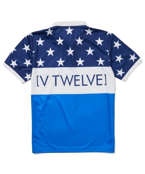 V12(ヴィ トゥエルヴ)の「US POLO(ポロシャツ・メンズ・ブラック/ブルー・M/L/XL)」の8枚目の写真