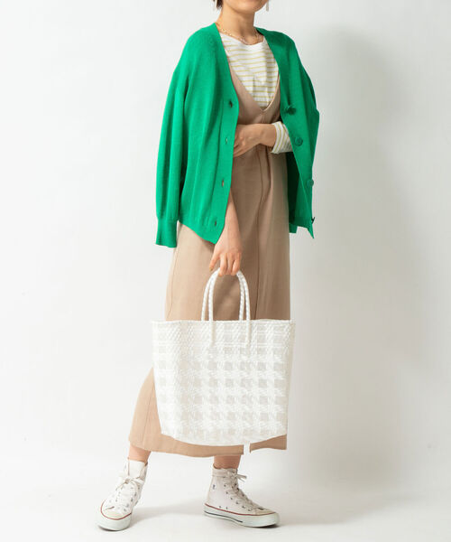 NOLLEY’S Sophi（ノーリーズソフィ）の「麻混サテンキャミワンピース（ワンピース・レディース・カーキ/ベージュ・38）」の10枚目の写真