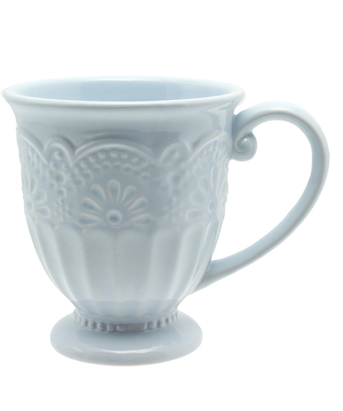 bombay duck（ボンベイダック）の「オールウェイズティータイム マグカップ（グラス/マグカップ/タンブラー・レディース・ライトグレー系/ピンク系/スモーキーグリーン系/スカイブルー系・F）」の3枚目の写真