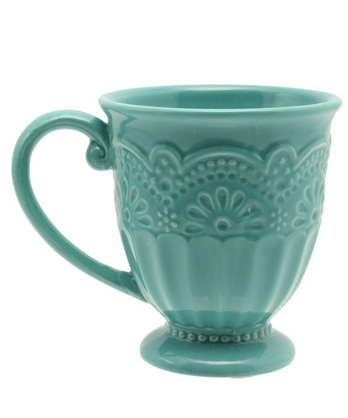 bombay duck（ボンベイダック）の「オールウェイズティータイム マグカップ（グラス/マグカップ/タンブラー・レディース・ライトグレー系/ピンク系/スモーキーグリーン系/スカイブルー系・F）」の9枚目の写真