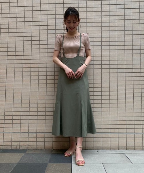 ナローストラップマーメイドキャミワンピース（ジャンパースカート）｜FREE'S MART（フリーズマート）