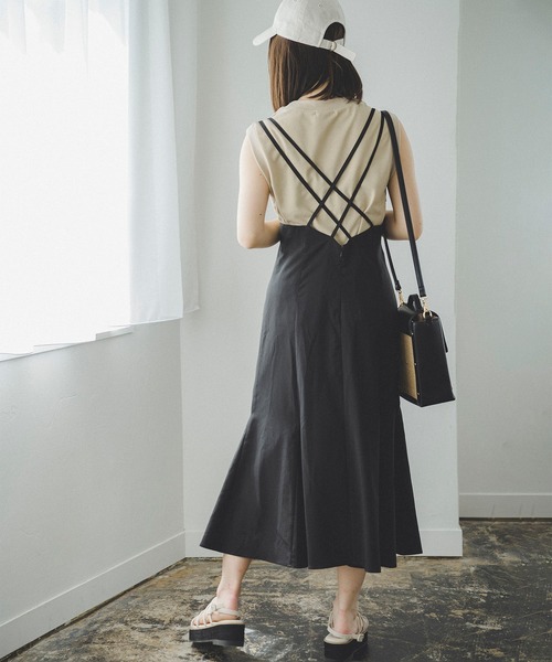 ナローストラップマーメイドキャミワンピース（ジャンパースカート）｜FREE'S MART（フリーズマート）