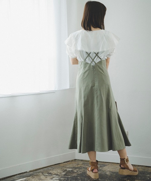 ナローストラップマーメイドキャミワンピース（ジャンパースカート）｜FREE'S MART（フリーズマート）