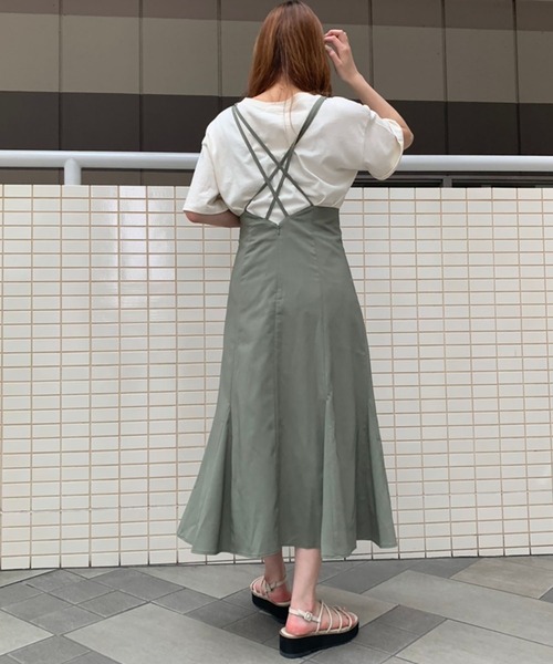 ナローストラップマーメイドキャミワンピース（ジャンパースカート）｜FREE'S MART（フリーズマート）