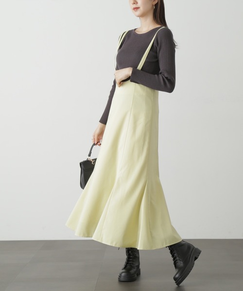 ナローストラップマーメイドキャミワンピース（ジャンパースカート）｜FREE'S MART（フリーズマート）