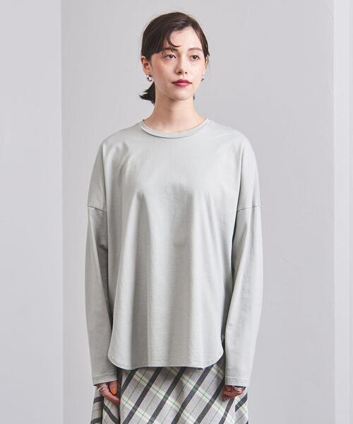 UNITED ARROWS（ユナイテッドアローズ）の「UWSC ラウンドヘム カットソー21FW†（Tシャツ/カットソー・レディース・ホワイト/ブラック/ライム/その他1・FREE）」の19枚目の写真