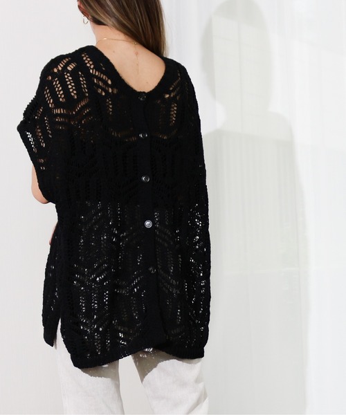 Per sist ence(パーシエンス)の「Per sist ence/パーシエンス テープヤーン 2WAYノースリーブニット(ニット/セーター・レディース・ベージュ/アイボリー/ブラック・FREE)」の18枚目の写真