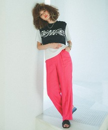 【MATURED】Color straight pants（カラーストレートパンツ）
