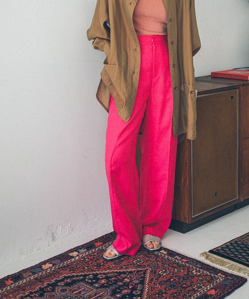 MATURED(マチュアード)の「【MATURED】Color straight pants(カラーストレートパンツ)(その他パンツ・レディース・ベージュ/ピンク/ブルー・1/2)」の11枚目の写真