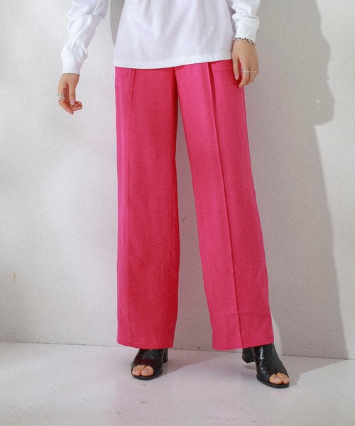 MATURED(マチュアード)の「【MATURED】Color straight pants(カラーストレートパンツ)(その他パンツ・レディース・ベージュ/ピンク/ブルー・1/2)」の20枚目の写真