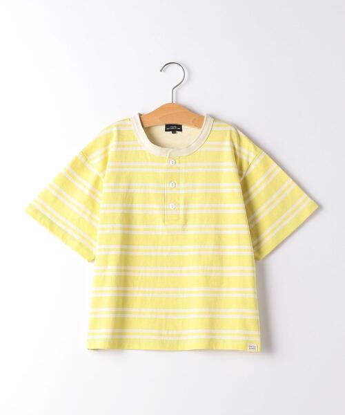 green label relaxing(グリーンレーベルリラクシング)の「【キッズ】TJ ヘンリーネックプルオーバー(Tシャツ/カットソー・キッズ・ネイビー/その他2/オフホワイト/その他1・135/115/105/125)」の4枚目の写真